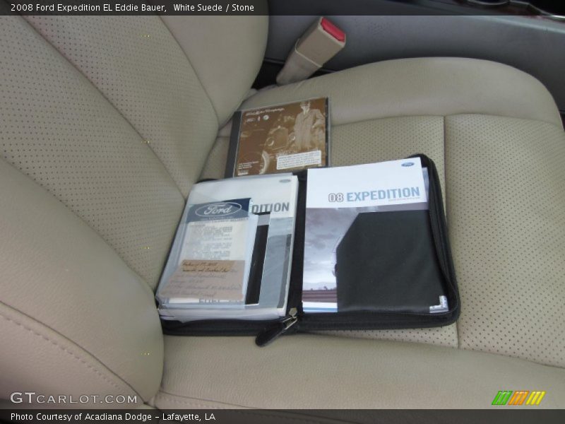 White Suede / Stone 2008 Ford Expedition EL Eddie Bauer