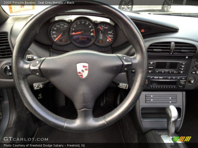 Seal Grey Metallic / Black 2003 Porsche Boxster