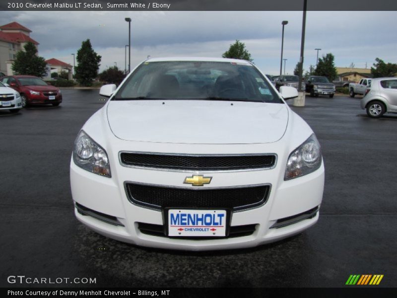 Summit White / Ebony 2010 Chevrolet Malibu LT Sedan
