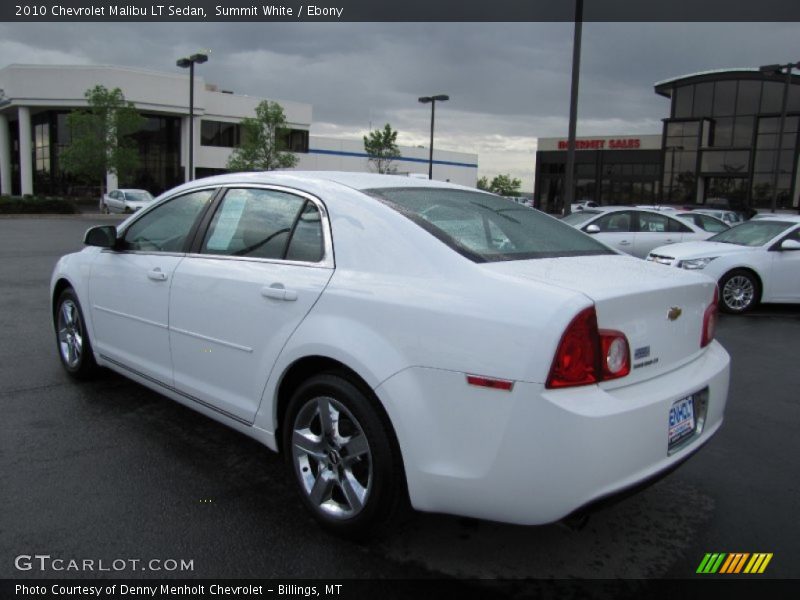 Summit White / Ebony 2010 Chevrolet Malibu LT Sedan
