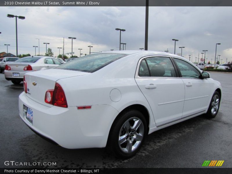 Summit White / Ebony 2010 Chevrolet Malibu LT Sedan