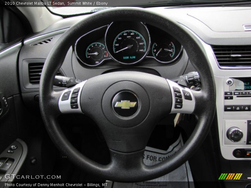 Summit White / Ebony 2010 Chevrolet Malibu LT Sedan