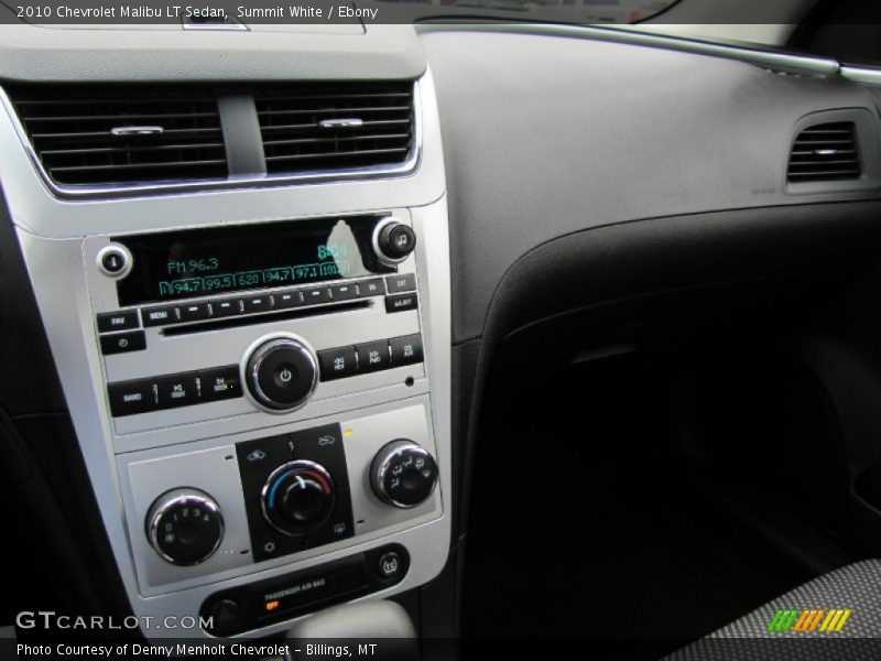 Summit White / Ebony 2010 Chevrolet Malibu LT Sedan