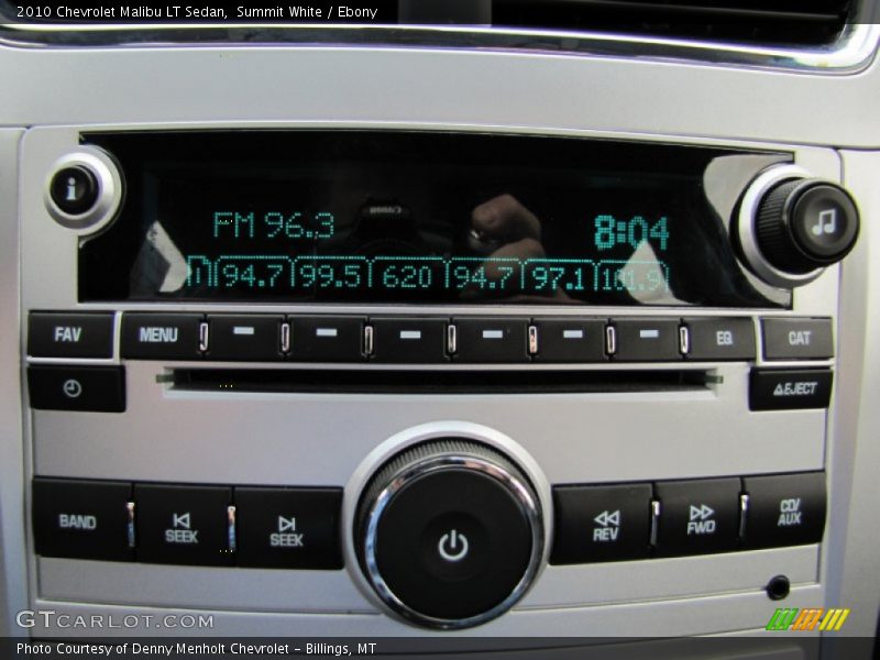 Summit White / Ebony 2010 Chevrolet Malibu LT Sedan