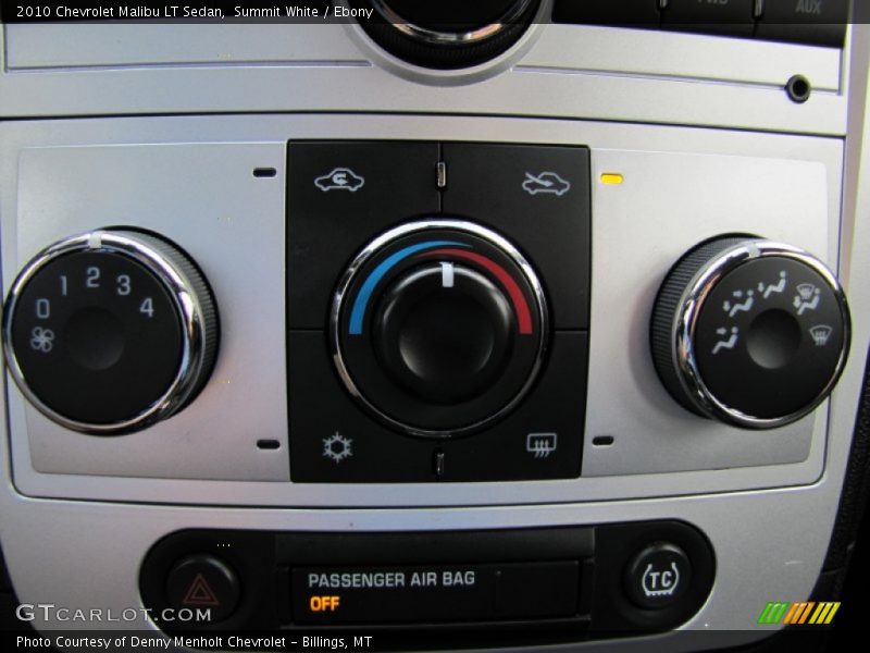 Summit White / Ebony 2010 Chevrolet Malibu LT Sedan
