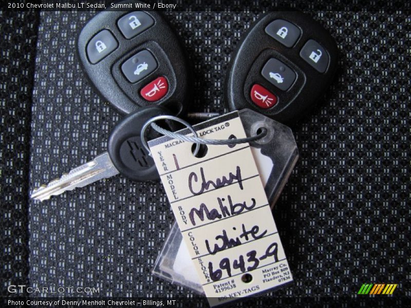 Summit White / Ebony 2010 Chevrolet Malibu LT Sedan