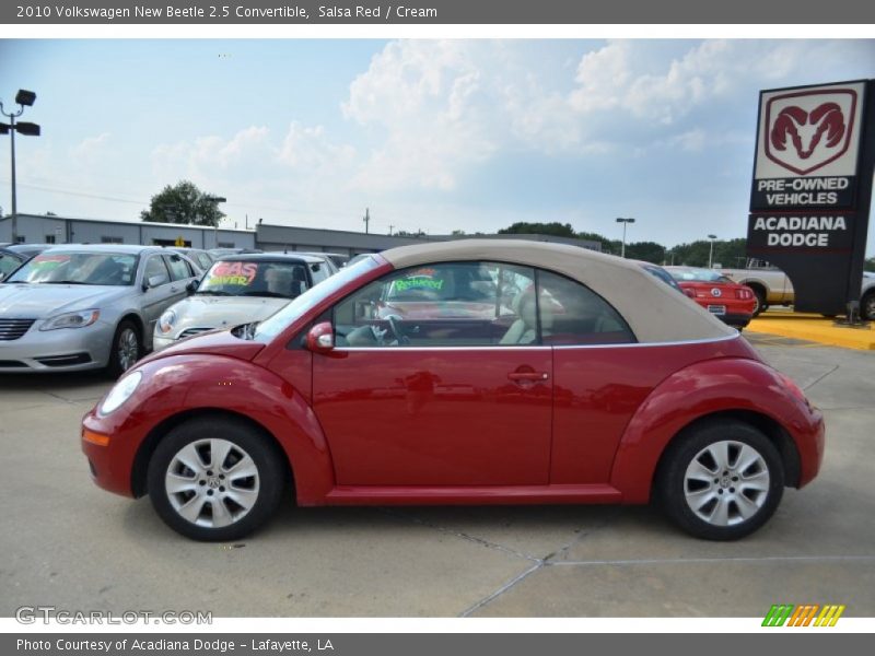 Salsa Red / Cream 2010 Volkswagen New Beetle 2.5 Convertible