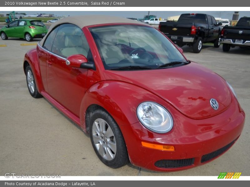 Salsa Red / Cream 2010 Volkswagen New Beetle 2.5 Convertible