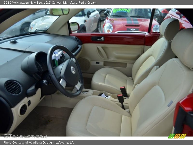 Salsa Red / Cream 2010 Volkswagen New Beetle 2.5 Convertible
