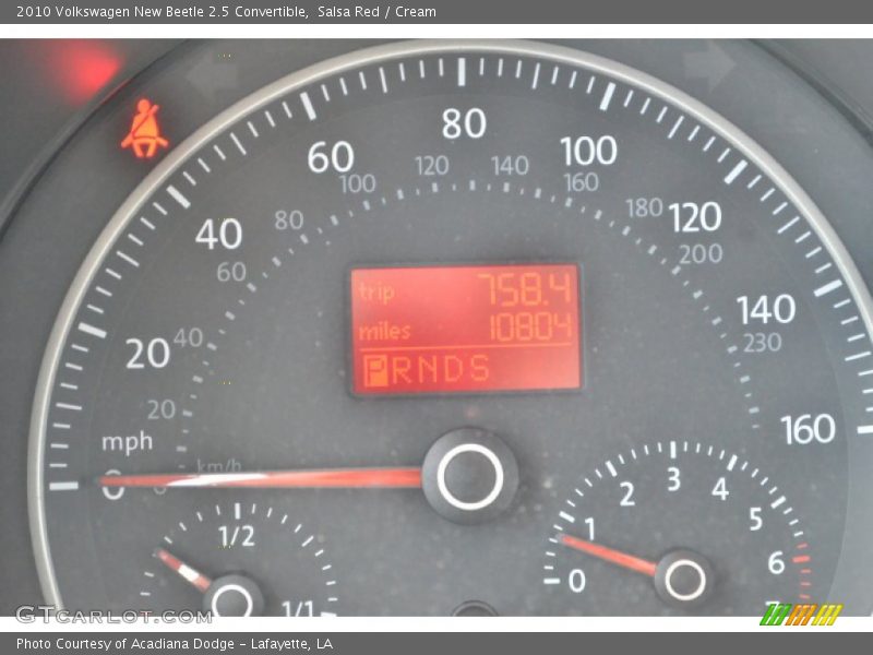 Salsa Red / Cream 2010 Volkswagen New Beetle 2.5 Convertible