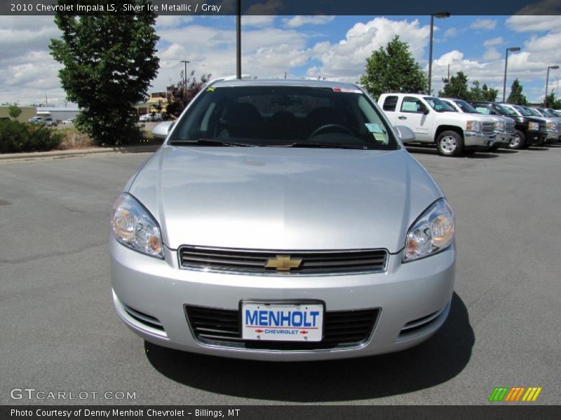 Silver Ice Metallic / Gray 2010 Chevrolet Impala LS