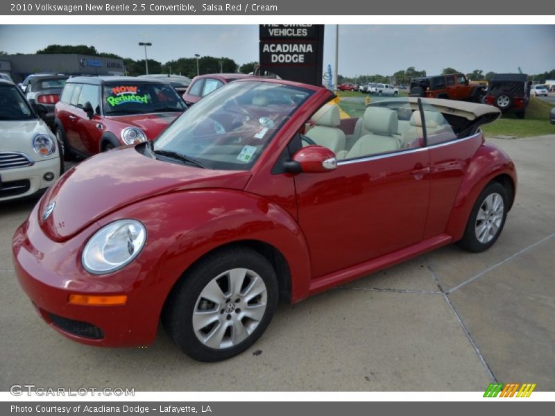 Salsa Red / Cream 2010 Volkswagen New Beetle 2.5 Convertible