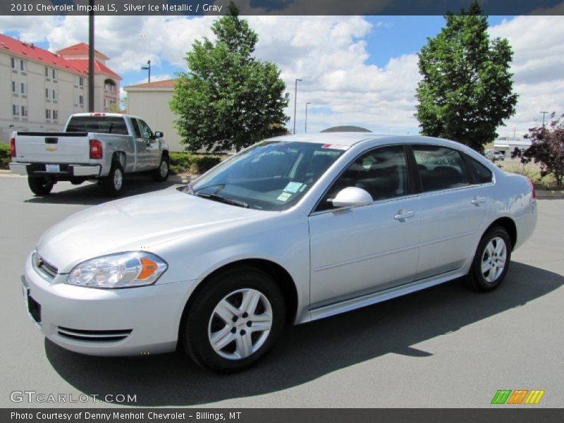 Silver Ice Metallic / Gray 2010 Chevrolet Impala LS