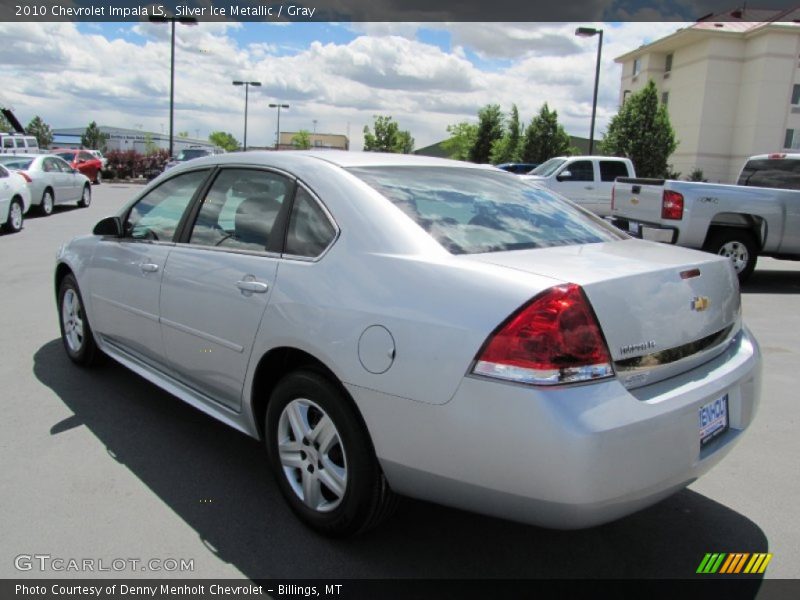 Silver Ice Metallic / Gray 2010 Chevrolet Impala LS