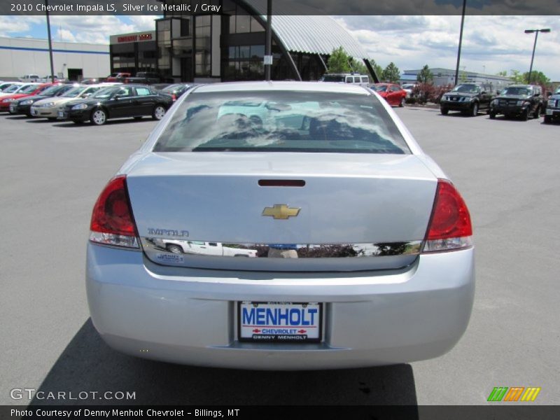 Silver Ice Metallic / Gray 2010 Chevrolet Impala LS