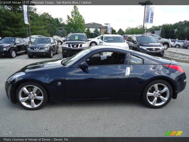 2008 350Z Enthusiast Coupe San Marino Blue