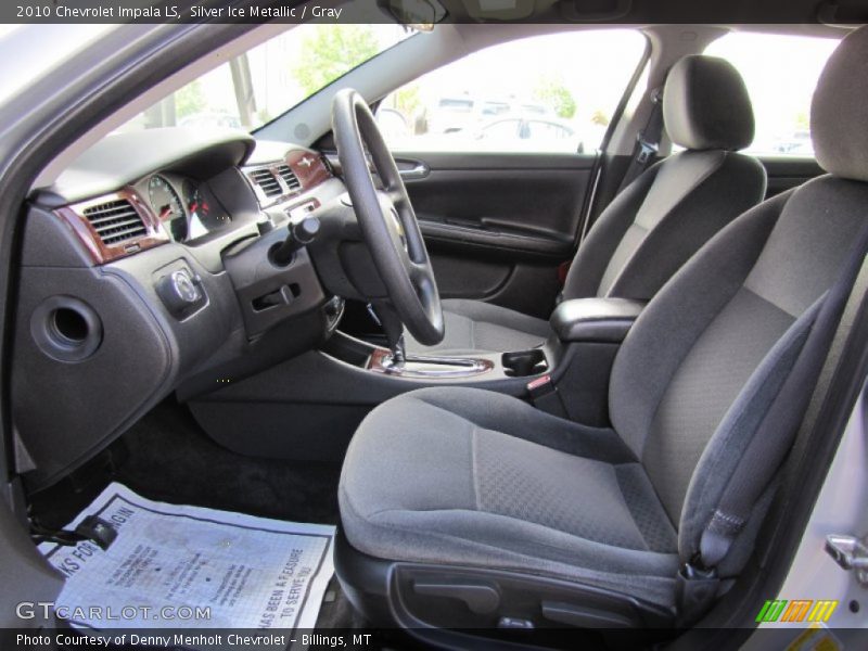 Silver Ice Metallic / Gray 2010 Chevrolet Impala LS