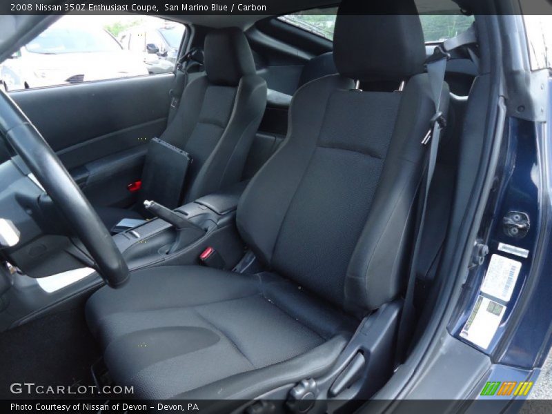 Front Seat of 2008 350Z Enthusiast Coupe