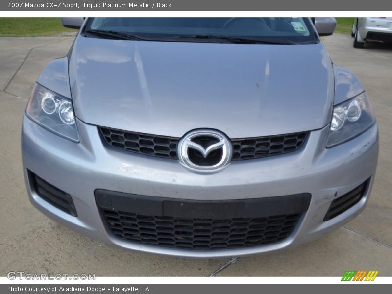 Liquid Platinum Metallic / Black 2007 Mazda CX-7 Sport