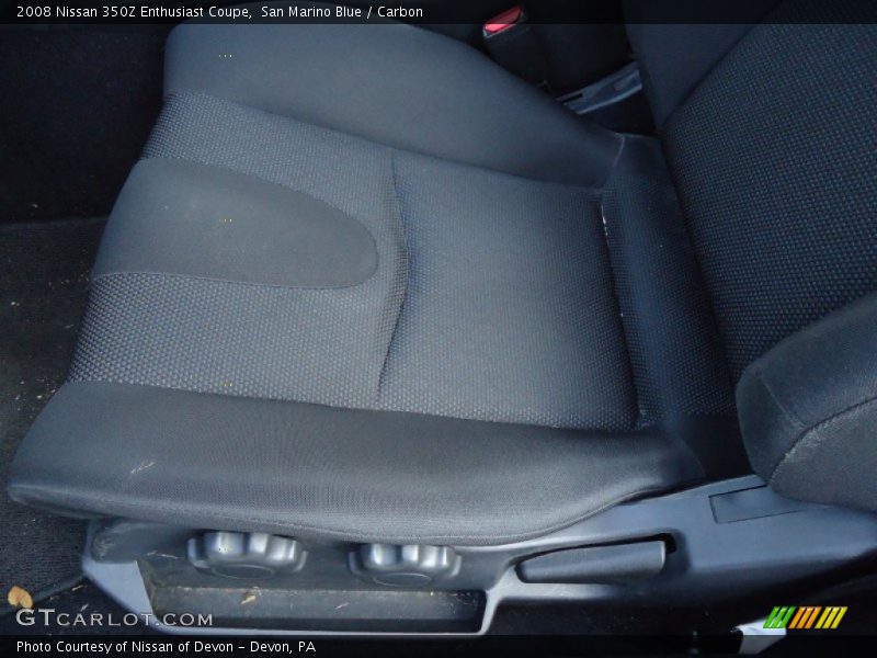 Front Seat of 2008 350Z Enthusiast Coupe