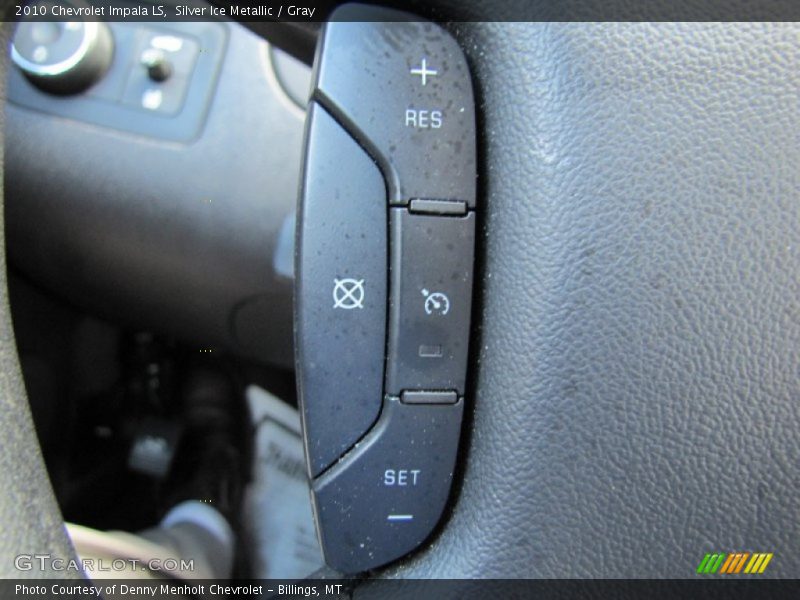 Silver Ice Metallic / Gray 2010 Chevrolet Impala LS