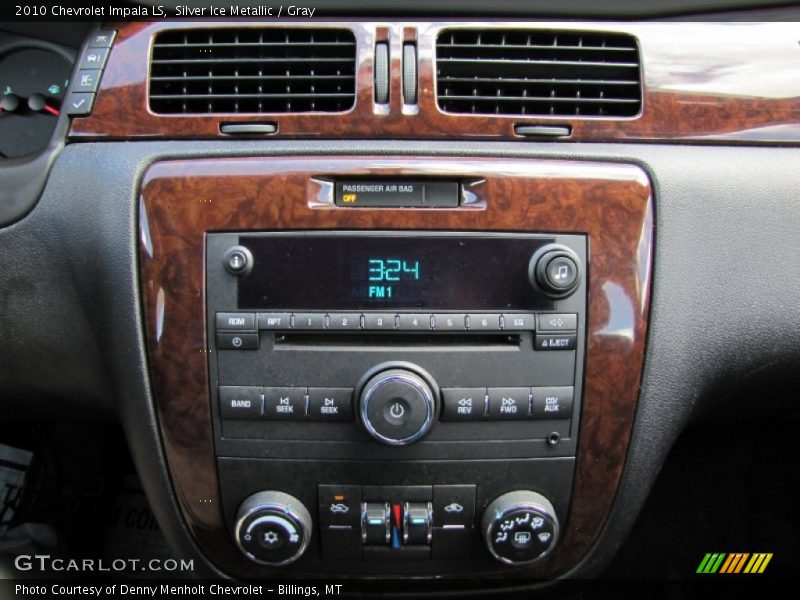 Silver Ice Metallic / Gray 2010 Chevrolet Impala LS