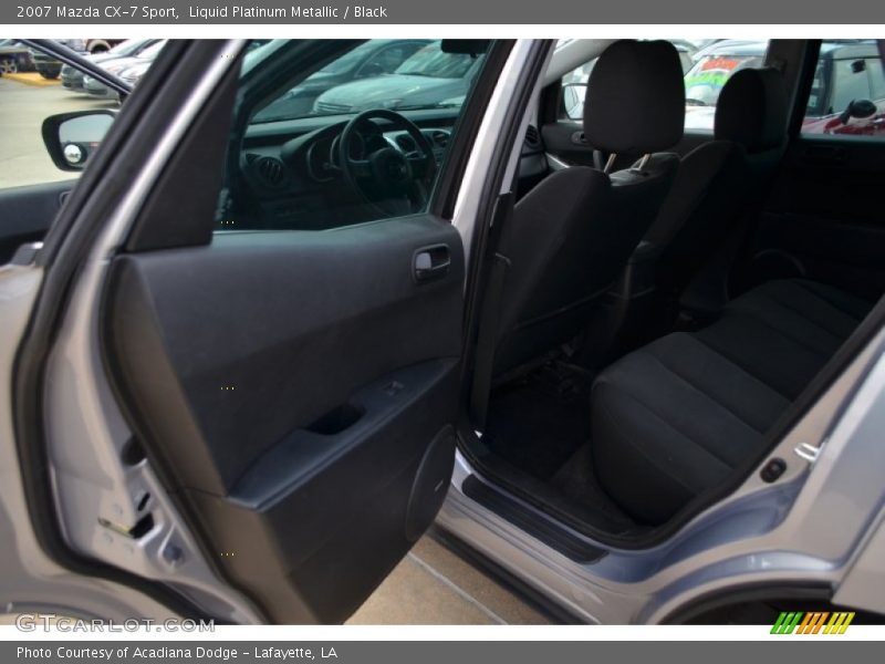 Liquid Platinum Metallic / Black 2007 Mazda CX-7 Sport