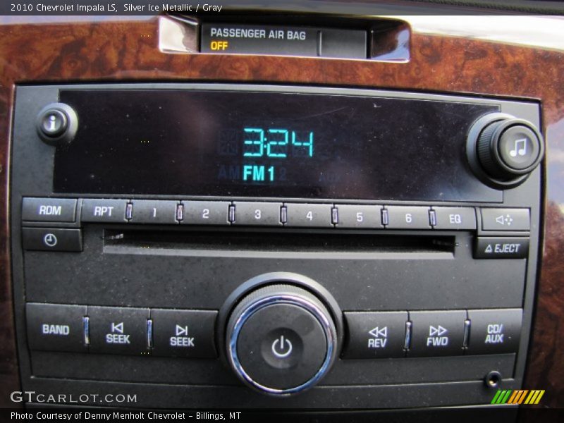Silver Ice Metallic / Gray 2010 Chevrolet Impala LS
