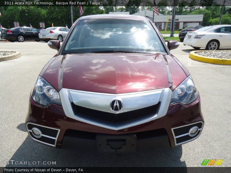 Basque Red Pearl / Taupe 2011 Acura RDX Technology