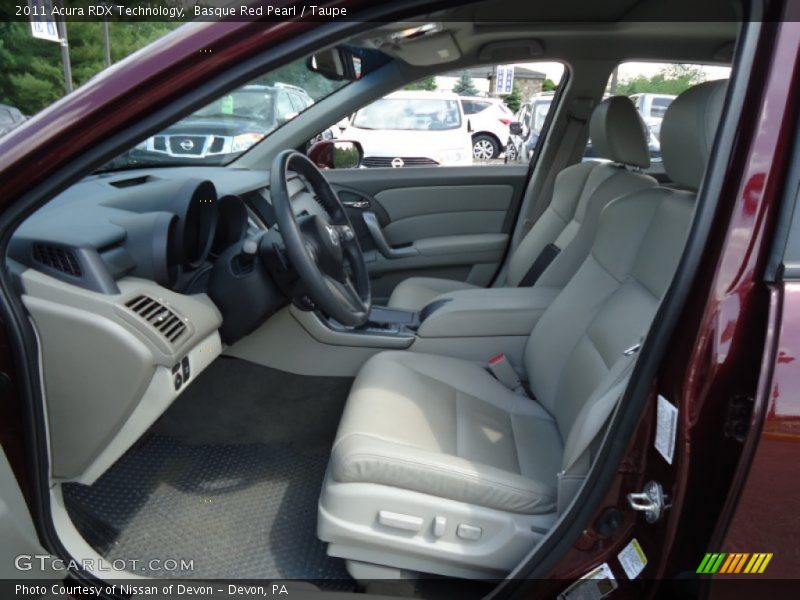  2011 RDX Technology Taupe Interior