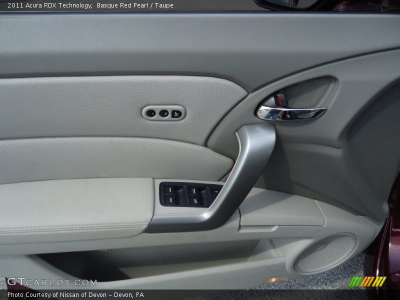 Basque Red Pearl / Taupe 2011 Acura RDX Technology