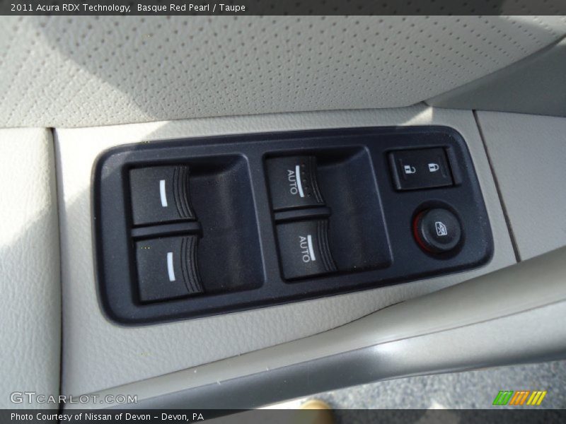 Basque Red Pearl / Taupe 2011 Acura RDX Technology