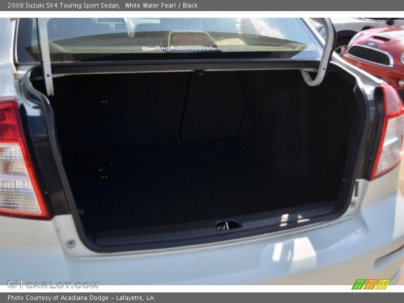 White Water Pearl / Black 2009 Suzuki SX4 Touring Sport Sedan