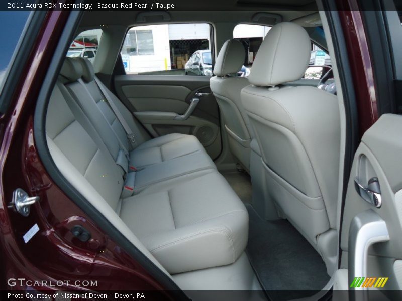 Basque Red Pearl / Taupe 2011 Acura RDX Technology