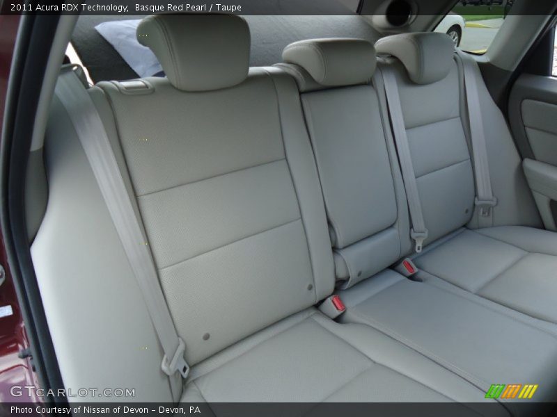 Basque Red Pearl / Taupe 2011 Acura RDX Technology