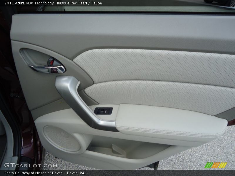 Basque Red Pearl / Taupe 2011 Acura RDX Technology