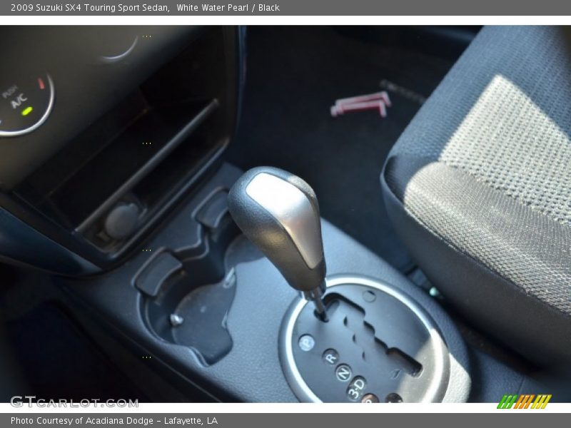 White Water Pearl / Black 2009 Suzuki SX4 Touring Sport Sedan