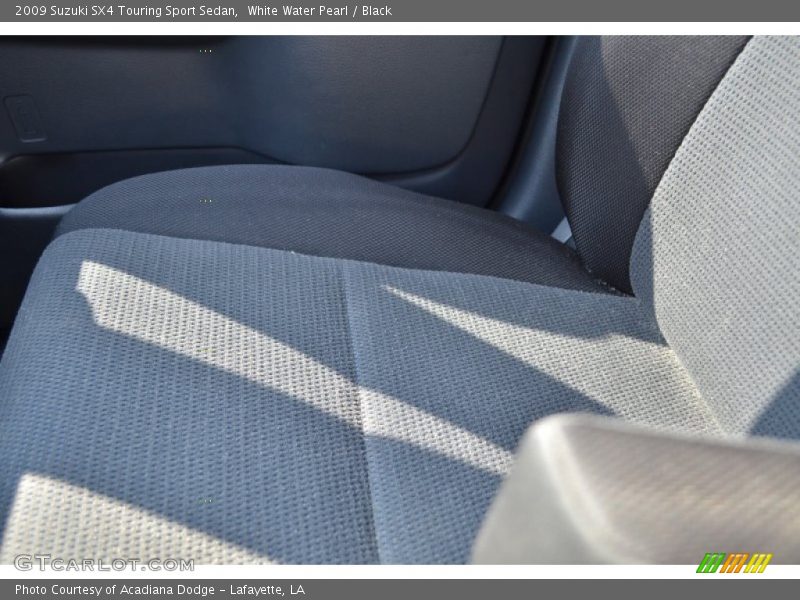 White Water Pearl / Black 2009 Suzuki SX4 Touring Sport Sedan