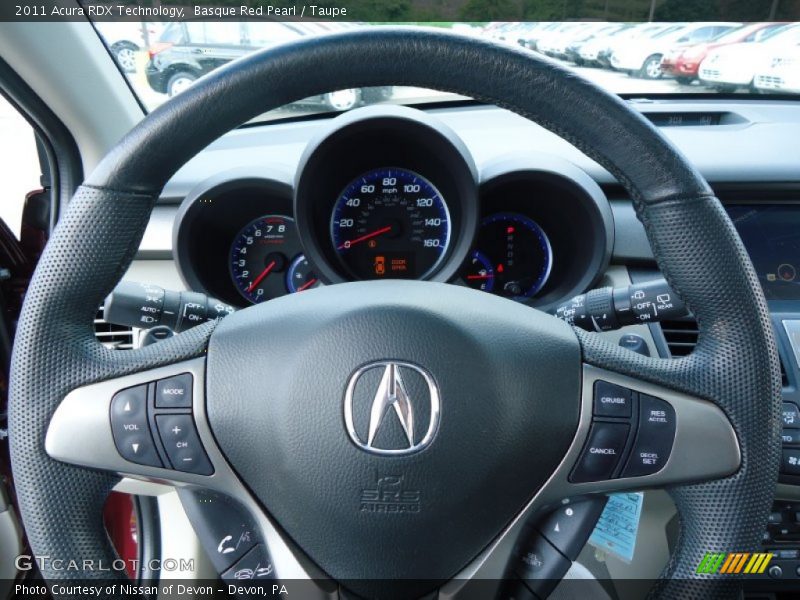  2011 RDX Technology Steering Wheel