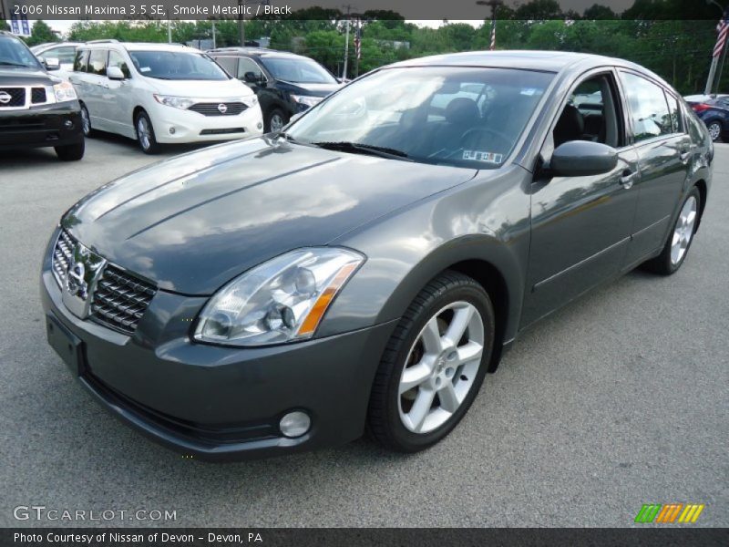 Smoke Metallic / Black 2006 Nissan Maxima 3.5 SE