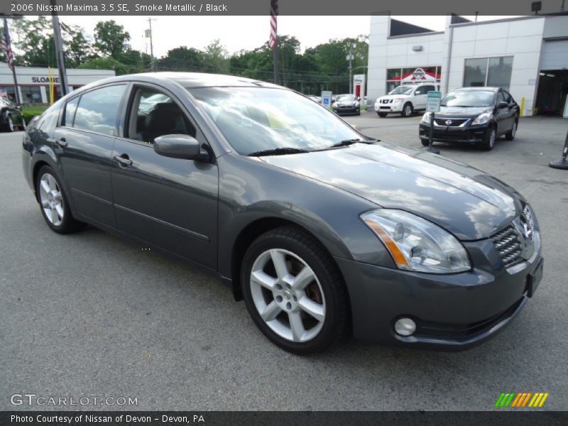 Smoke Metallic / Black 2006 Nissan Maxima 3.5 SE
