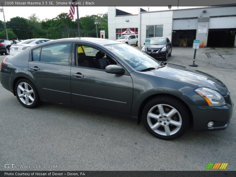 Smoke Metallic / Black 2006 Nissan Maxima 3.5 SE