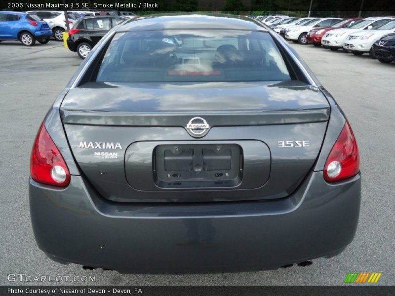 Smoke Metallic / Black 2006 Nissan Maxima 3.5 SE