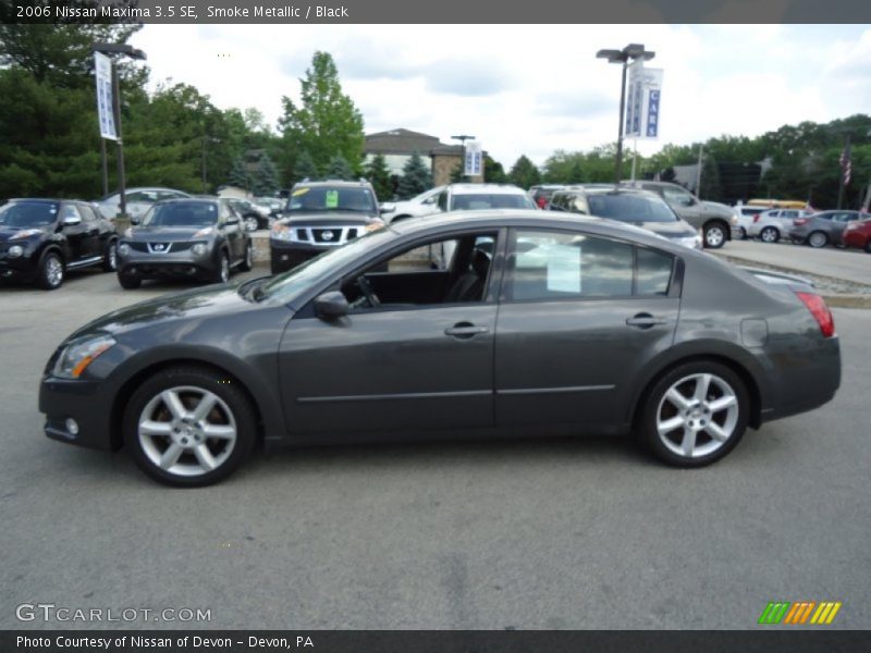 Smoke Metallic / Black 2006 Nissan Maxima 3.5 SE