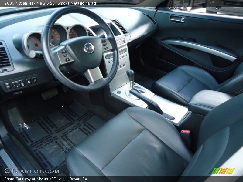 Smoke Metallic / Black 2006 Nissan Maxima 3.5 SE