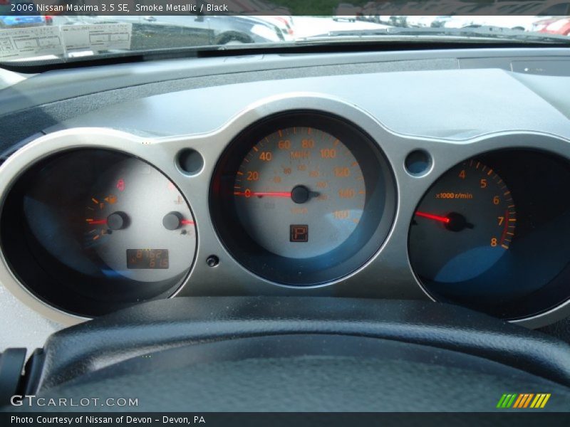 Smoke Metallic / Black 2006 Nissan Maxima 3.5 SE