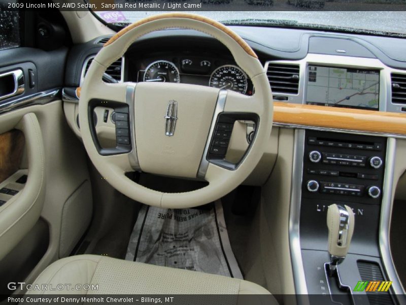 Dashboard of 2009 MKS AWD Sedan