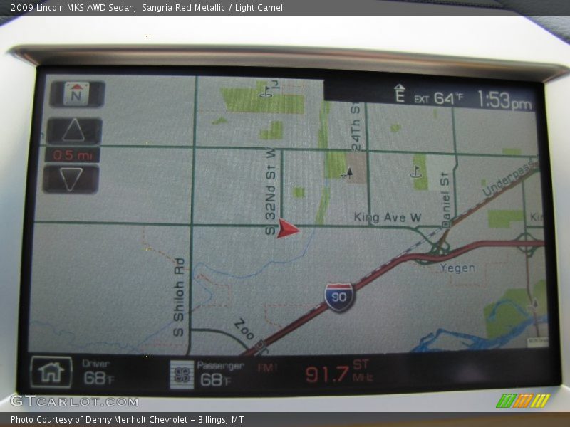 Navigation of 2009 MKS AWD Sedan