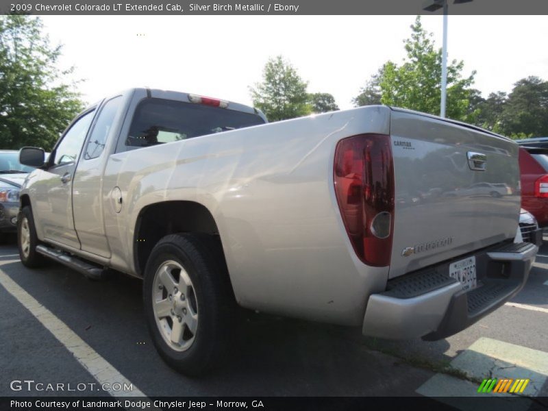 Silver Birch Metallic / Ebony 2009 Chevrolet Colorado LT Extended Cab