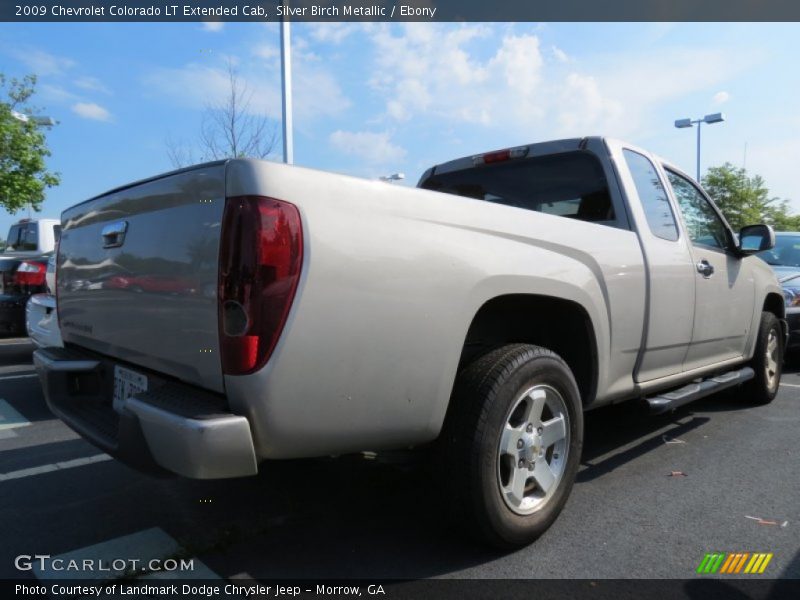 Silver Birch Metallic / Ebony 2009 Chevrolet Colorado LT Extended Cab